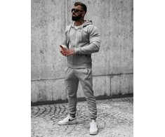 J.Style Sportinis Kostiumas Vyrams Fleece Pilkas 68C10386-2