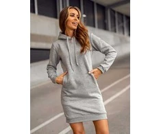 J.Style Suknelė Moterims Fleece Pilkas 68YS10005-2