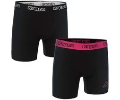 Kappa Apatiniai Boxers 2 - Pack Juodas Rožinė