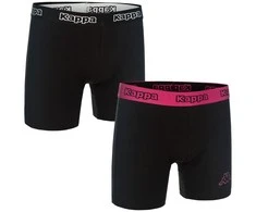 Kappa Apatiniai Boxers 2 - Pack Juodas Rožinė