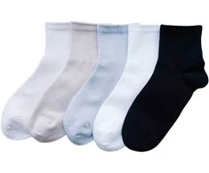 Alina Kojinės Unisex 5pp Pilkas Juodas Baltas Rožinė BL23044