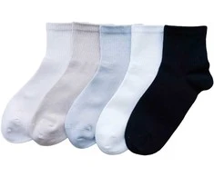 Alina Kojinės Unisex 5pp Pilkas Juodas Baltas Rožinė BL23044
