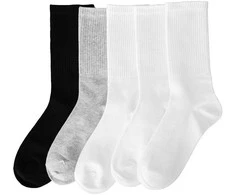 Alina Kojinės Unisex Sport 5pp Pilkas Juodas Baltas BL21051