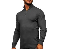 New Boy Golfas Vyrams Pilkas MM6007-3