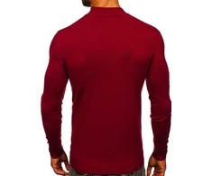 New Boy Megztinis Vyrams Bordo MMB603-7