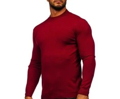 New Boy Megztinis Vyrams Bordo MMB603-7