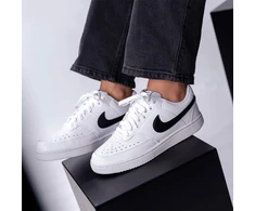 Nike Avalynė Moterims Court Vision Lo Nn Baltas Juodas DH3158 101