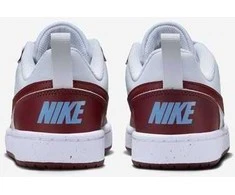 Nike Avalynė Paaugliams Court Borough Low Baltas Burgundy DV5456 006