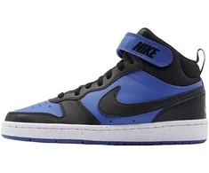 Nike Avalynė Paaugliams Court Borough Mid 2 Juodas Mėlyna CD7782 404