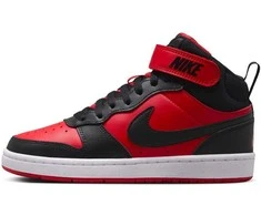 Nike Avalynė Paaugliams Court Borough Mid 2 Juodas Raudona CD7782 602