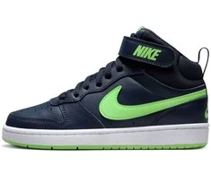 Nike Avalynė Paaugliams Court Borough Mid 2 Navy Žalias CD7782 403