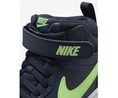 Nike Avalynė Paaugliams Court Borough Mid 2 Navy Žalias CD7782 403