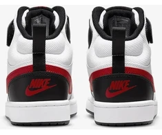 Nike Avalynė Paaugliams Court Borough Mid 2 Juodas Baltas Raudona CD7782 110