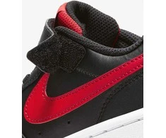 Nike Avalynė Vaikams Court Borough Low2 Juodas Raudona BQ5451 007