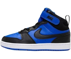 Nike Avalynė Vaikams Court Borough Mid 2 Juodas Mėlyna CD7783 404