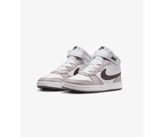 Nike Avalynė Vaikams Court Borough Mid 2 Baltas Violet CD7783 118