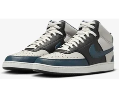 Nike Avalynė Vyrams Court Vision Mid Nn Juodas Mėlyna Pilkas DN3577 004
