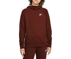 Nike Džemperis Moterims Nsw Essntl Flc Fnl Hoodie Bordo BV4116 273