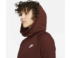 Nike Džemperis Moterims Nsw Essntl Flc Fnl Hoodie Bordo BV4116 273
