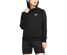 Nike Džemperis Moterims Nsw Essntl Flc Fnl Hoodie Juodas BV4116 010