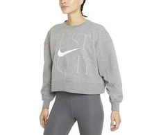 Nike Džemperis Moterims W Nk Df Gx Get Fit Fc Cw Pilkas DD6130 091