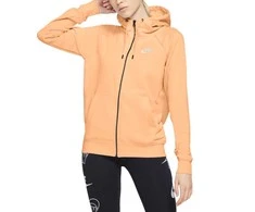 Nike Džemperis Moterims W Nsw Essntl Hoodie FZ Flc Oranžinis BV4122 734