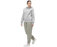 Nike Džemperis Moterims W Nsw Phnx Flc Std Po Hoodie Pilkas HF6839 063