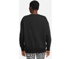 Nike Džemperis Moterims W Nsw Phnx Fleece Os Crew Juodas DQ5733 010