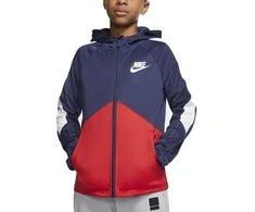 Nike Džemperis Paaugliams B Nsw Jkt Mėlyna Raudona BV3693 410