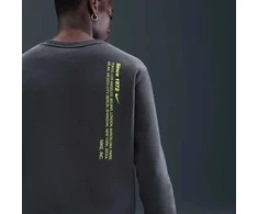 Nike Džemperis Vyrams M Nk Club Bb Crew Fl Pilkas IH4246 060