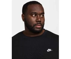 Nike Džemperis Vyrams M Nk Club Bb Crew Fl Juodas FN3886 010