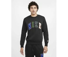 Nike Džemperis Vyrams M Nk Club Bb Crew Letters Juodas FZ0879 010