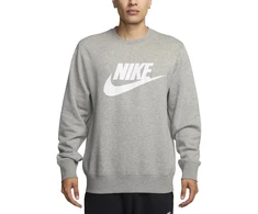Nike Džemperis Vyrams M Nk Club Bb Gfx Crew Fl Pilkas FN3890 063