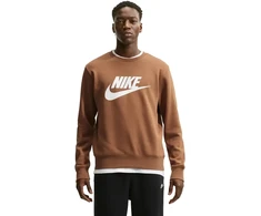 Nike Džemperis Vyrams M Nk Club Bb Gfx Crew Fl Brown FN3890 270