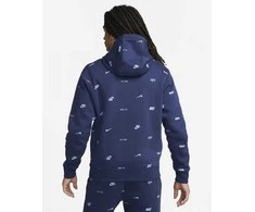 Nike Džemperis Vyrams M Nk Club+ Bb Po Hoodie Fleece Mėlyna FB7434 410