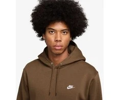 Nike Džemperis Vyrams M Nk Club Bb Po Hoodie Fl Brown FN3859 235