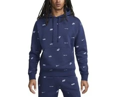 Nike Džemperis Vyrams M Nk Club+ Bb Po Hoodie Fleece Mėlyna FB7434 410