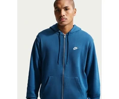 Nike Džemperis Vyrams M Nk Club Ft Fz Hoodie Mėlyna FN3884 476