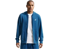 Nike Džemperis Vyrams M Nk Club Ft Fz Hoodie Mėlyna FN3884 476