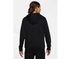 Nike Džemperis Vyrams M Nk Club Ft Fz Hoodie Juodas FN3884 010