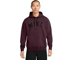 Nike Džemperis Vyrams M Nk Df Swoosh Fl Po Hoodie Burgundy FV9919 652