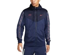 Nike Džemperis Vyrams M Nsw Repeat Sw Pk Fz Hoody Navy DX2025 410
