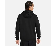 Nike Džemperis Vyrams M Nsw Sp Flc Hoodie Bb Juodas Pilkas FN0247 010