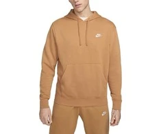 Nike Džemperis Vyrams Nsw Club Hoodie Po Bb Fleece Brown BV2654 224