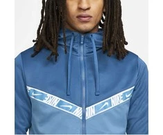 Nike Džemperis Vyrams Nsw Repeat Pk Fz Hoodie Mėlyna DM4672 407