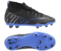 Nike Futbolo Avalynė Paaugliams Jr Superfly 9 Club Fg/Mg Juodas Mėlyna DJ5959 040