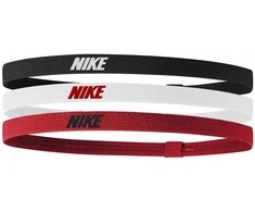 Nike Galvos Juosta Elastic Headbands 2.0 3P Baltas Juodas Raudona N1004529 083