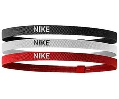Nike Galvos Juosta Elastic Headbands 2.0 3P Baltas Juodas Raudona N1004529 083
