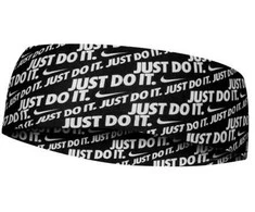 Nike Galvos Juosta Nike Fury Headbands 3.0 Printed Baltas Juodas N1003619 010