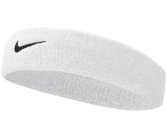 Nike Galvos Juosta Swoosh Headband Baltas